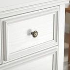 Modern 6 Drawers Dresser 6 Drawers Cabinet,Chest of Drawers Closet Organizers and Storage Clothes Storage Drawers Cabinet for Living Room, Farmhouse Dresser Organizer white - Grand Goldman Shop