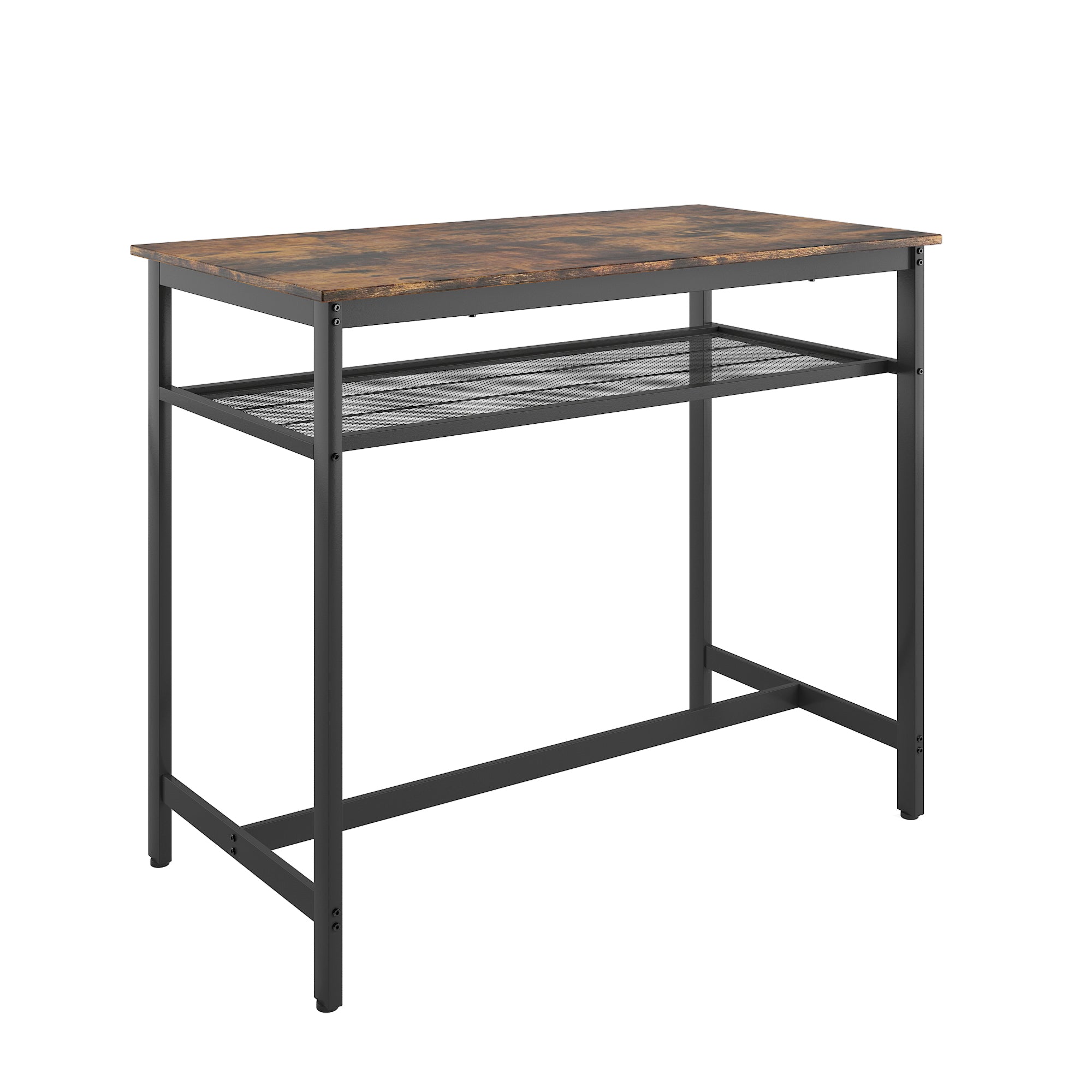 5-Piece Kitchen Counter Height Table Set, Bar Table with 4 Chairs - Grand Goldman Shop