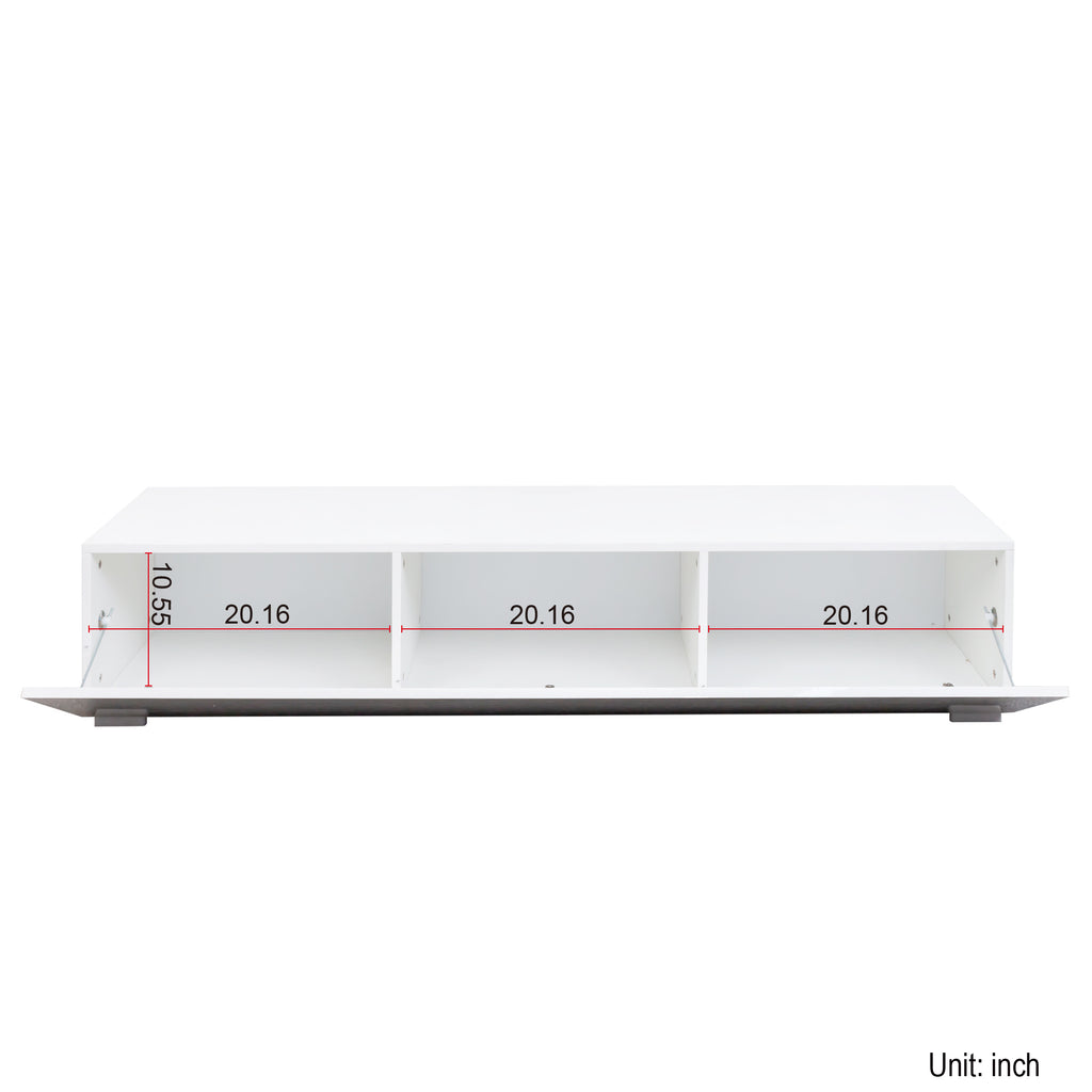 Modern Entertainment Center with Storage   Media Console for Living Room - Grand Goldman Shop