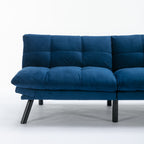 Navy Blue Convertible Folding Modern sofa Bed - Grand Goldman Shop