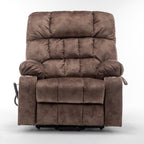 Lift Chair for Big and Tall Person with Inconvenient Legs: High Density Foam Lift Sofa with Heat and Massage, 2 Pockets, 2 Cup Holder, 2 Remote, 2 OKIN Motor - Grand Goldman Shop