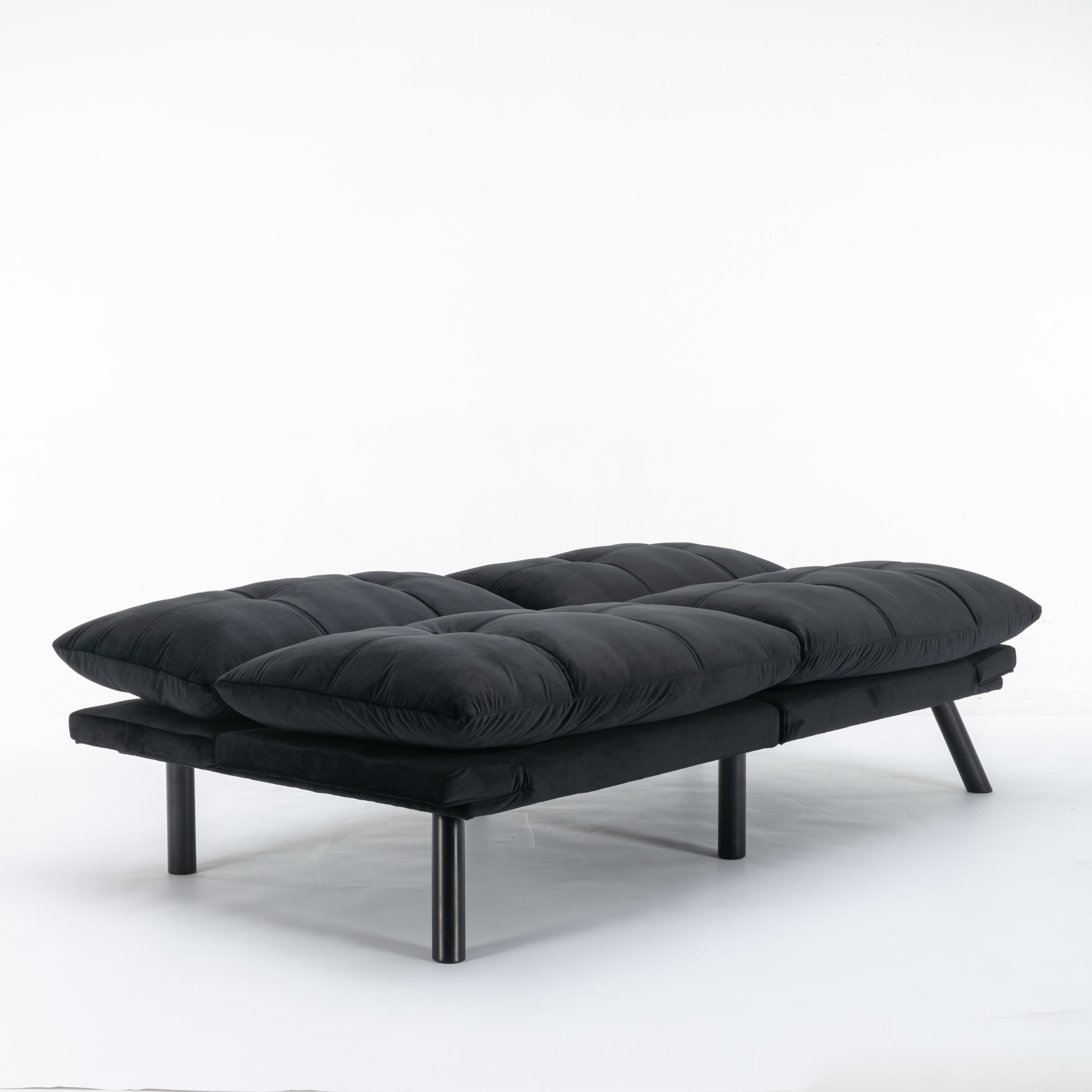 Black Convertible Folding Modern sofa Bed - Grand Goldman Shop