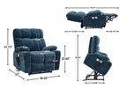 Liyasi Dual OKIN Motor Power Lift Recliner Chair  for Elderly Infinite Position Lay Flat 180° Recliner with Heat Massage - Grand Goldman Shop