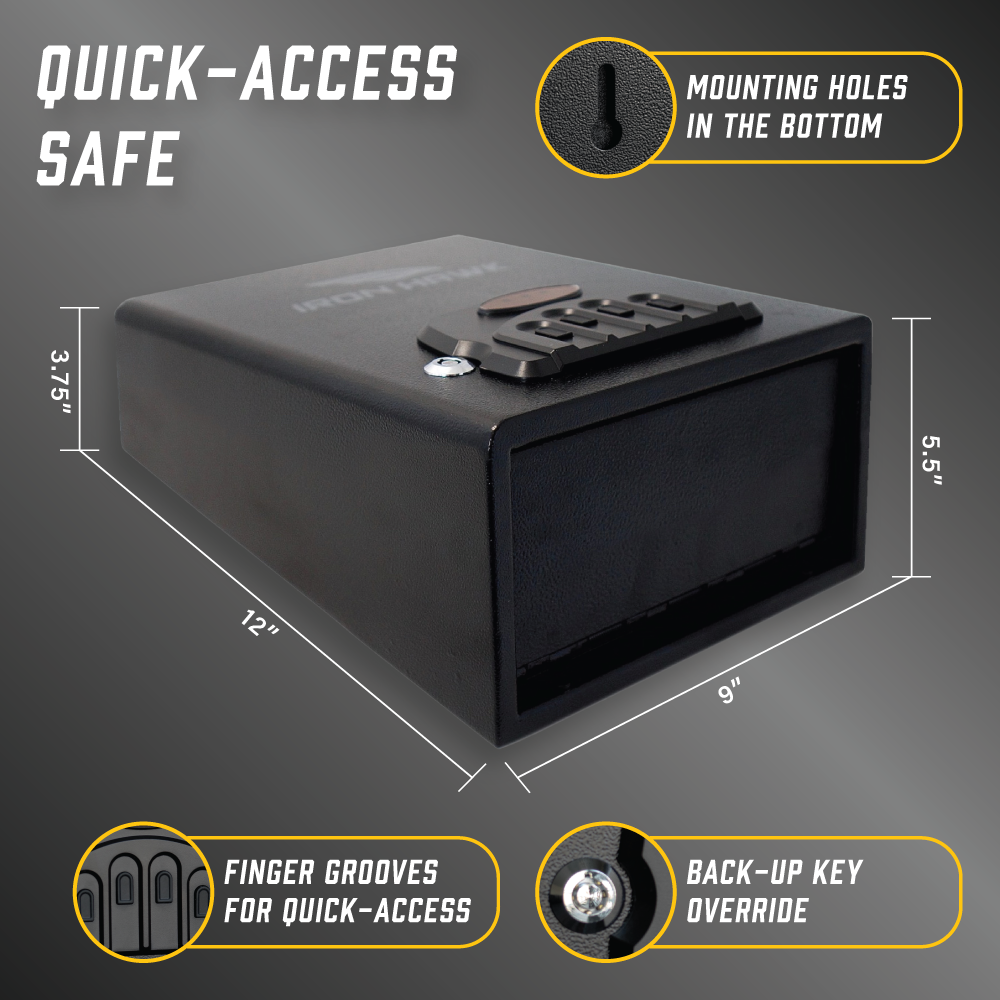 Small Quick Access Vault | Premium Home Decor - Grand Goldman