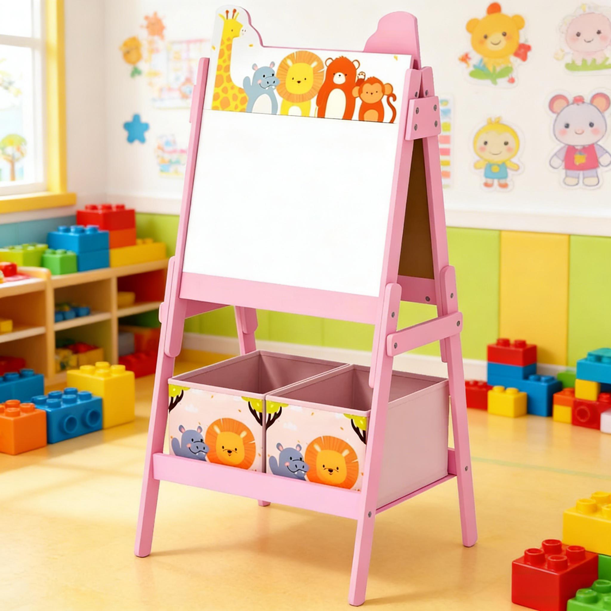 Kids Art Easel,Doubel-Sided Easel - Grand Goldman