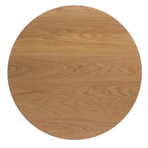 Mid-Century Modern Round Bar Table – 42' High Bar Table with Tapered Legs for Kitchen, Dining Room or Home Bar, Natural Oak - Grand Goldman Shop