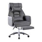 Swivel Ergonomic Office Chair, Technology Leather  High Back Office Chair with Lumbar Support Headrest, Sedentary Comfortable