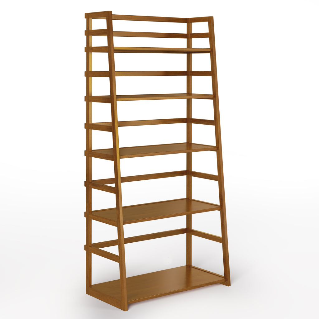 Acadian - Ladder Shelf Bookcase - Light Golden Brown - Grand Goldman