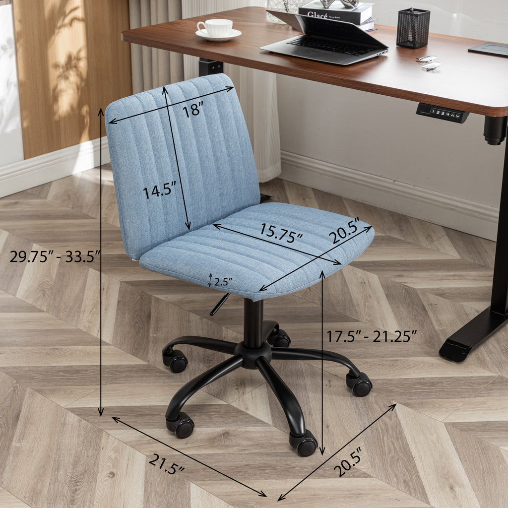 Masar Fabric Swivel Office Chair - Grand Goldman