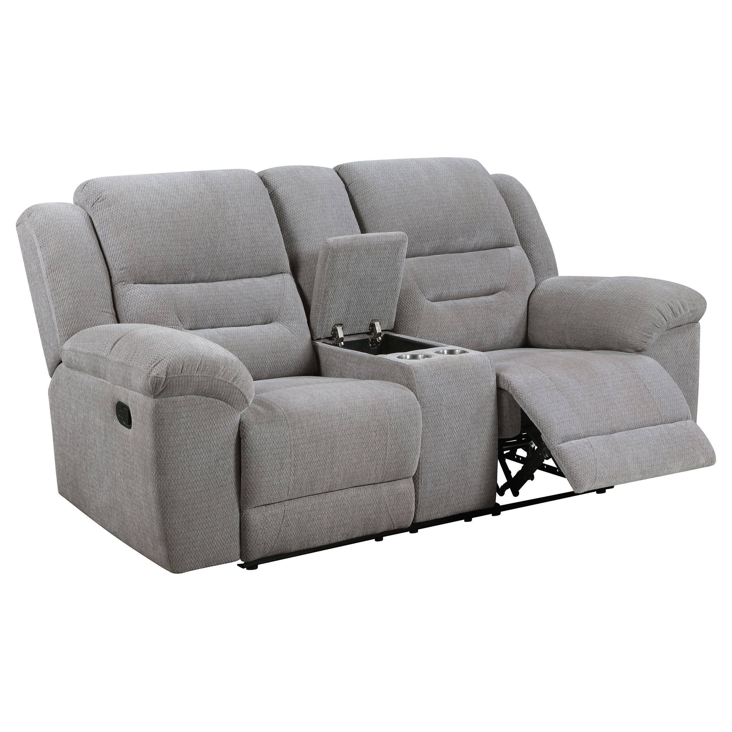 Sebring Grey 3-piece Reclining Sofa Set - Grand Goldman Shop