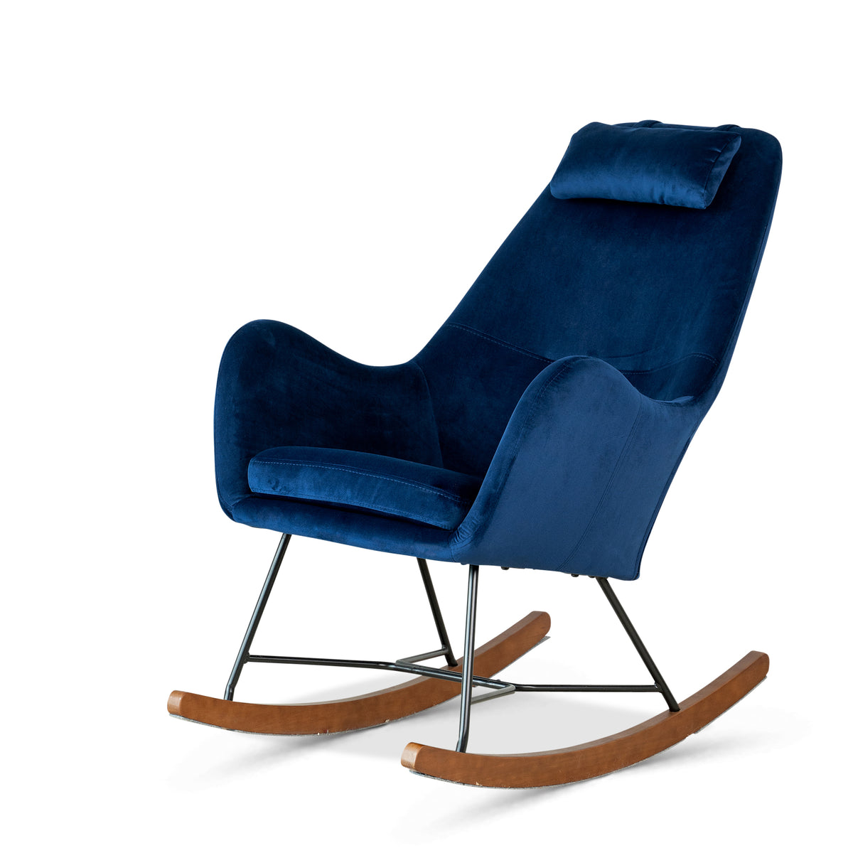 Chelsea Velvet Rocking Chair - Grand Goldman Shop