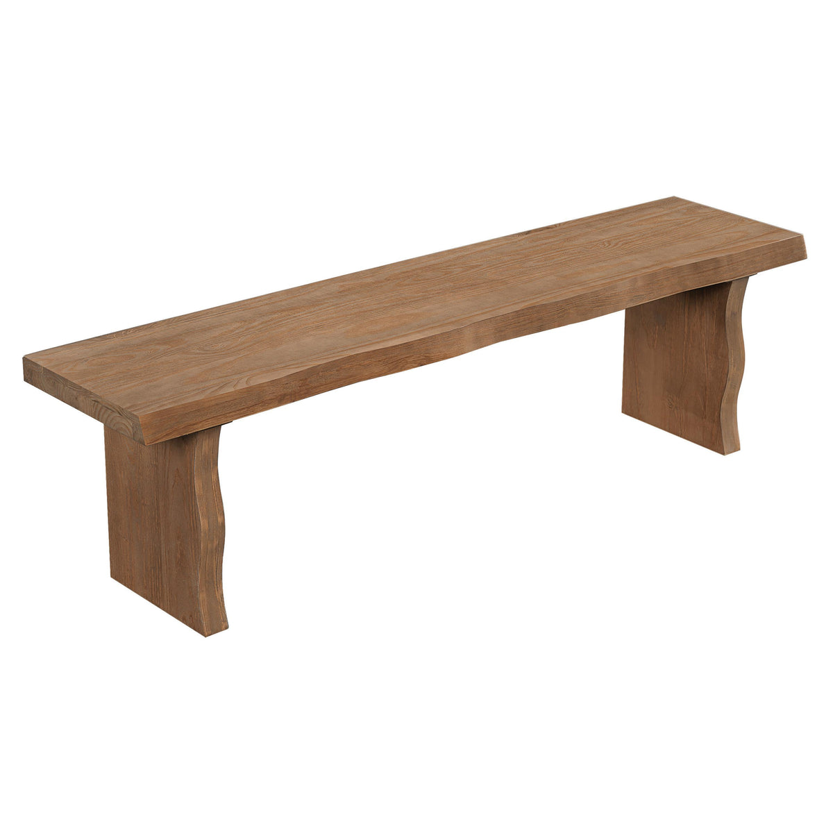 Indoor Pine Dining Bench, 62.9''L Solid Wood Seating, 350lbs Weight Capacity, Fits 3 People for Kitchen, Dining Room & Living Space - Grand Goldman Shop