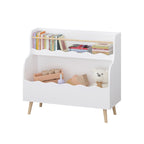 Kids Bookcaes, Children Book Organizer, toy Storage Cabinet Organizer, White | Premium Home Decor - Grand Goldman
