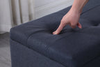 [VIDEO] Large Storage Ottoman Bench Set, 3 in 1 Combination Ottoman, Tufted Ottoman Linen Bench for Living Room, Entryway, Hallway, Bedroom Support 250lbs - Grand Goldman Shop