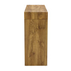 Elegant Natural Wood Grain Bar Table-50 Inches Long, a Practical Choice for Modern Homes.Wood Grain Texture Sticker,Equipped With Two Drawers.Serving As A Bar Table Or A Desk. - Grand Goldman Shop