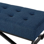 Navy blue Ottoman - Grand Goldman Shop