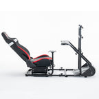 Enhanced and stable racing wheel cockpit, compatible with Fanatec, PXN, Thrustmaster, and Logitech adjustable driving simulat