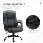High Back Big and Tall Executive Office Chair 484lbs with Wide Seat, Computer Desk Chair with Linen Fabric, Adjustable Height