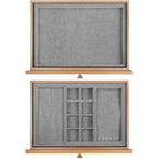 Fireproof Keypad Jewelry Safe with Advanced Security, White Steel, 2.75 Cubic Ft - Grand Goldman