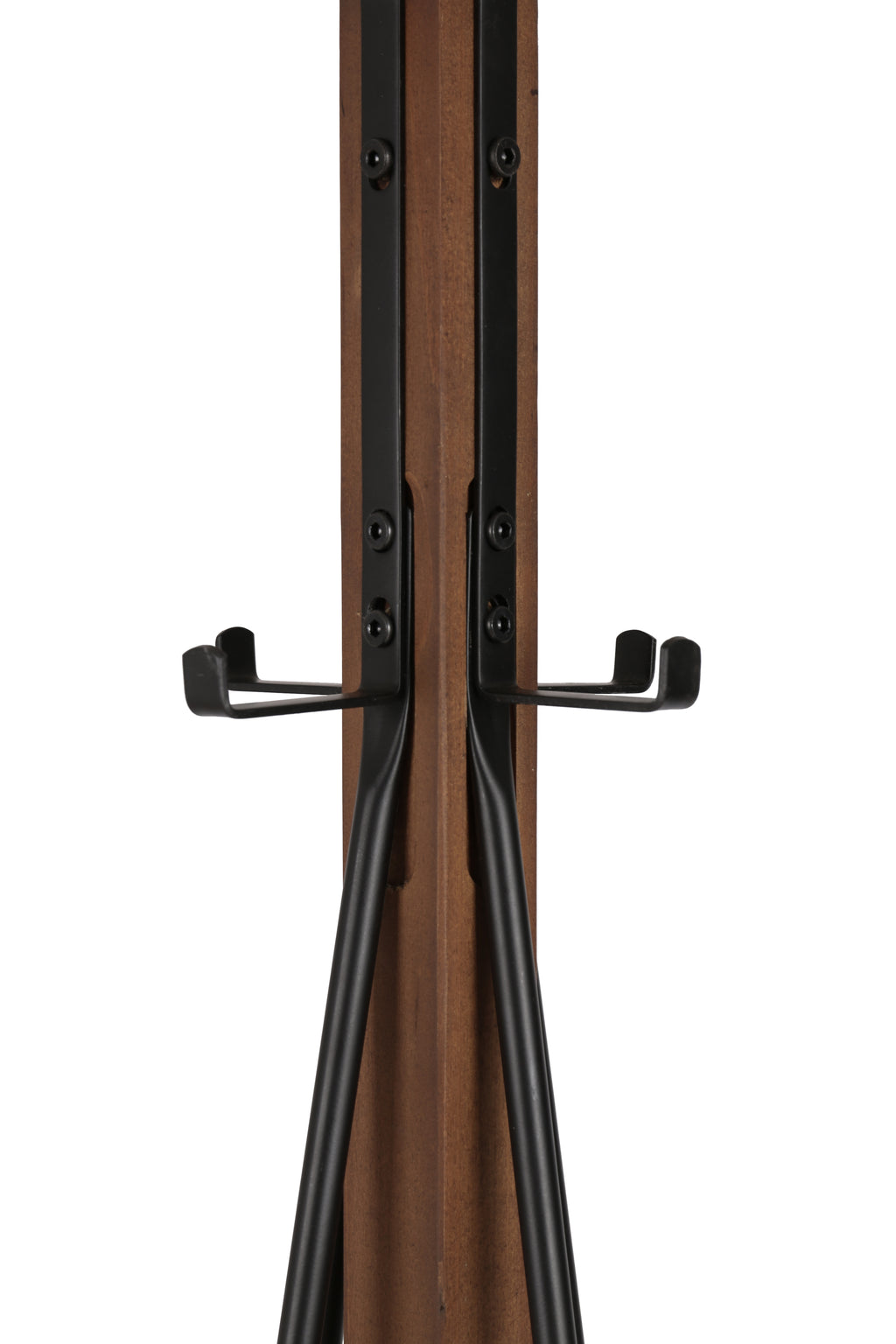 Reclaimed Wood and Metal Freestanding Coat Rack with Hooks use in bedroom, living room - Grand Goldman Shop