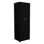 2 Piece Bedroom Set, London Armoire + Rioja 4 Drawer Dresser, Black - Grand Goldman Shop
