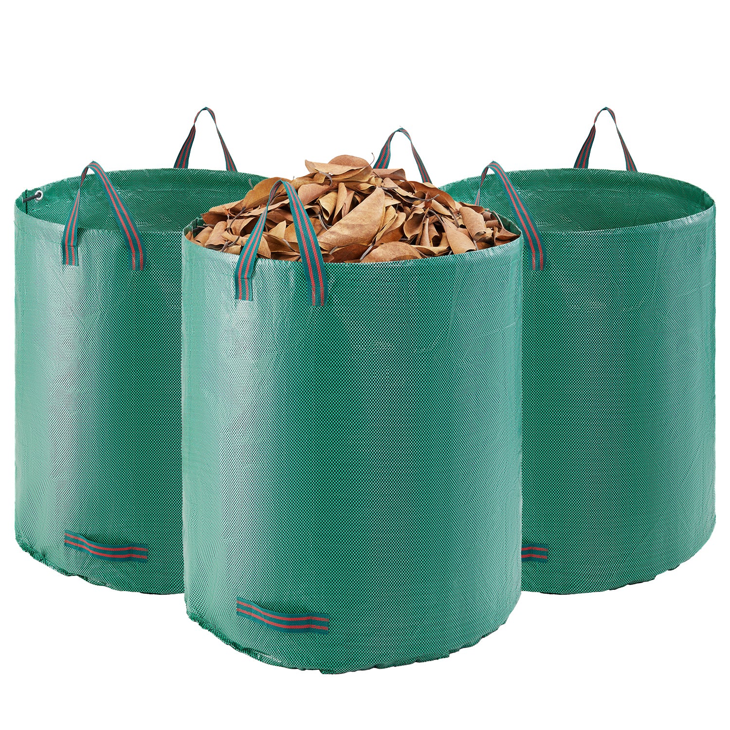 3-Pack 72 Gallon Reusable Yard Waste Bag Garden Leaf Trash Container Lawn Garden - Grand Goldman Shop