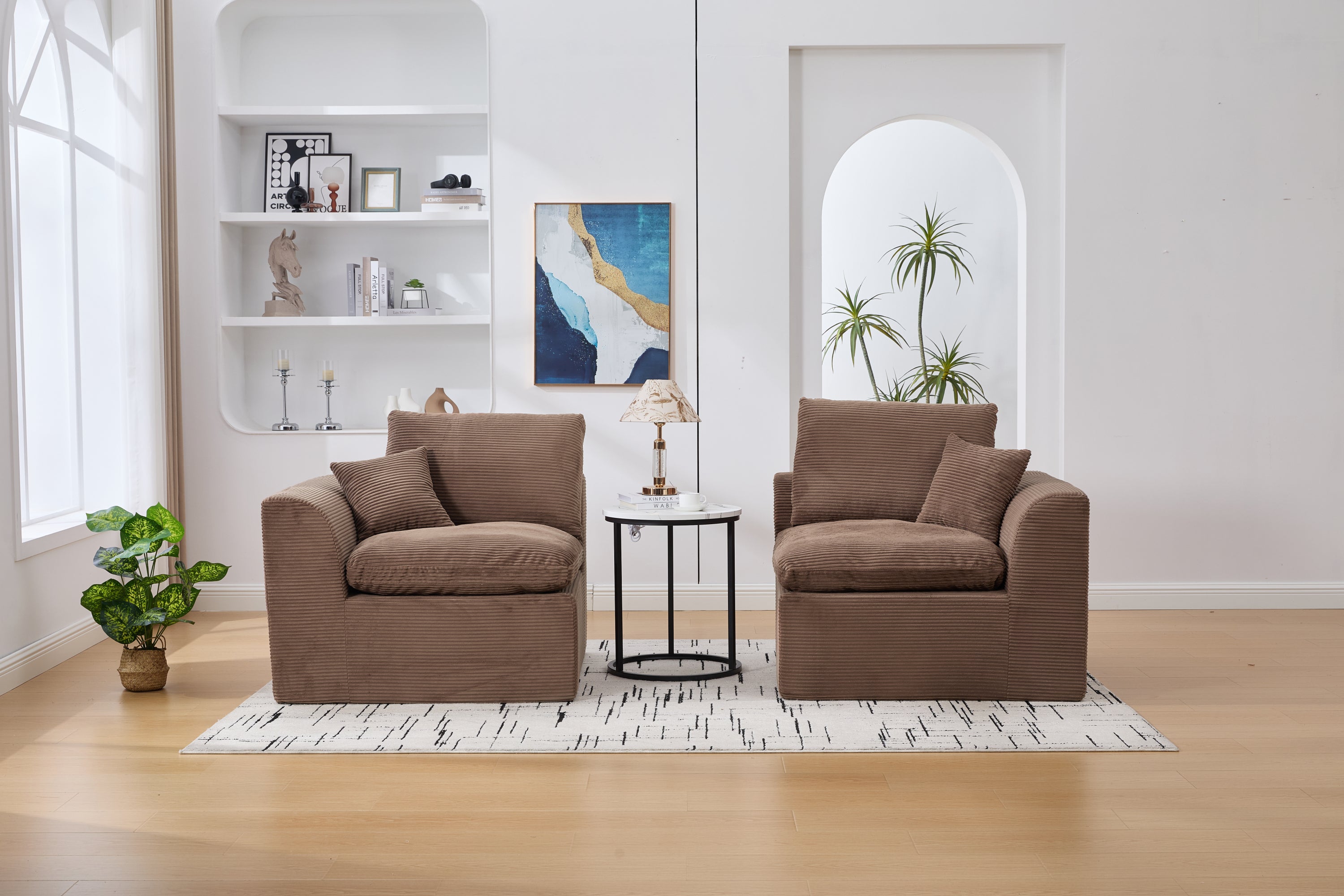 UNITED WE WIN Modular Sectional Sofa Cloud Couch,Comfy Cloud Modern Sofa,2 Seater with Cushion Covers Removable Furniture for Living Room Bedroom Apartments Dorms,No Assembly Required - Grand Goldman Shop