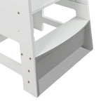 ECOMEX Toddler Standing Tower for Kitchen, Step Stool for Kid's Adjustable Height Learning Stool, Removable Anti-Drop Safety 