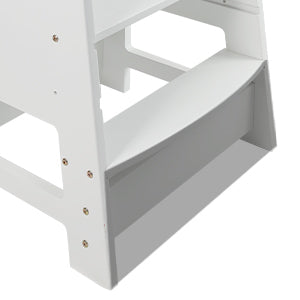 ECOMEX Toddler Standing Tower for Kitchen, Step Stool for Kid's Adjustable Height Learning Stool, Removable Anti-Drop Safety 