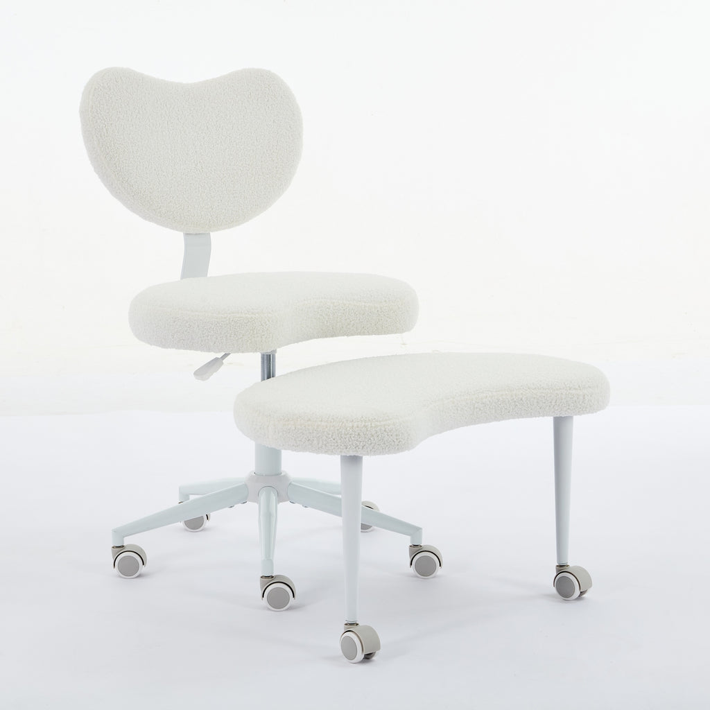 Meditation Chair Plus, Cross Legged Chair with Wheels, ADHD Chair, Criss Cross Desk Chair with Lumbar Support and Adjustable 