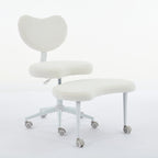 Meditation Chair Plus, Cross Legged Chair with Wheels, ADHD Chair, Criss Cross Desk Chair with Lumbar Support and Adjustable 
