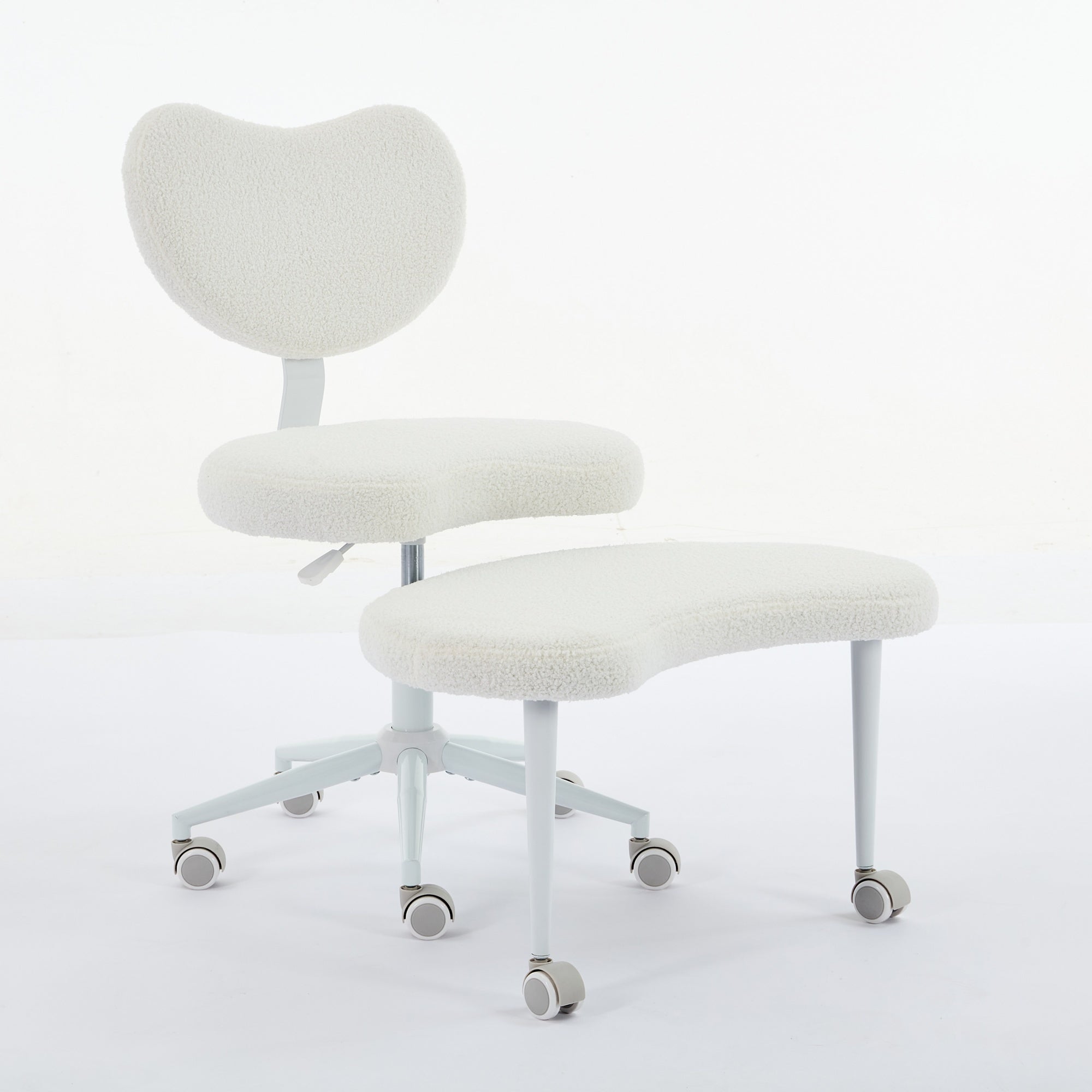 Meditation Chair Plus, Cross Legged Chair with Wheels, ADHD Chair, Criss Cross Desk Chair with Lumbar Support and Adjustable 