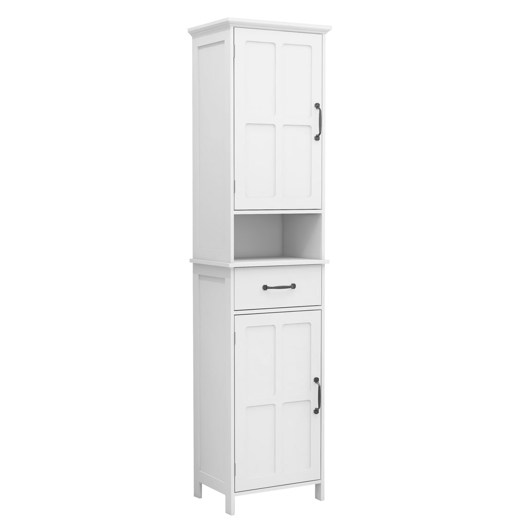 Double Door Narrow Height Slim Floor Standing Cabinet - Grand Goldman Shop