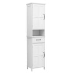 Double Door Narrow Height Slim Floor Standing Cabinet - Grand Goldman Shop