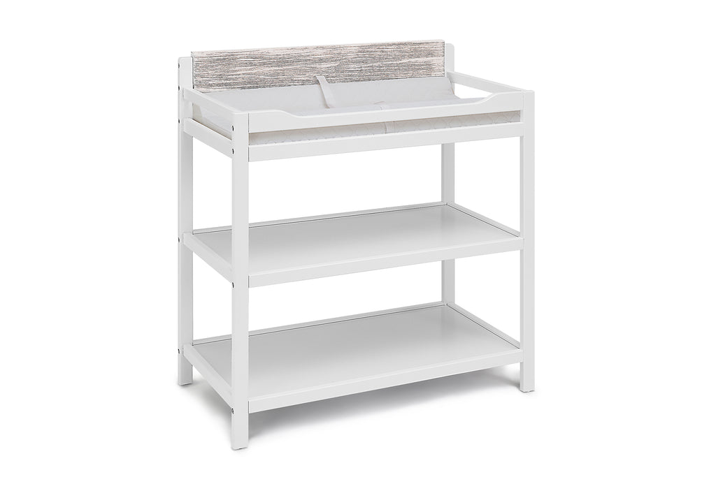 Hayes Changing Table White/Natural | Premium Home Decor - Grand Goldman