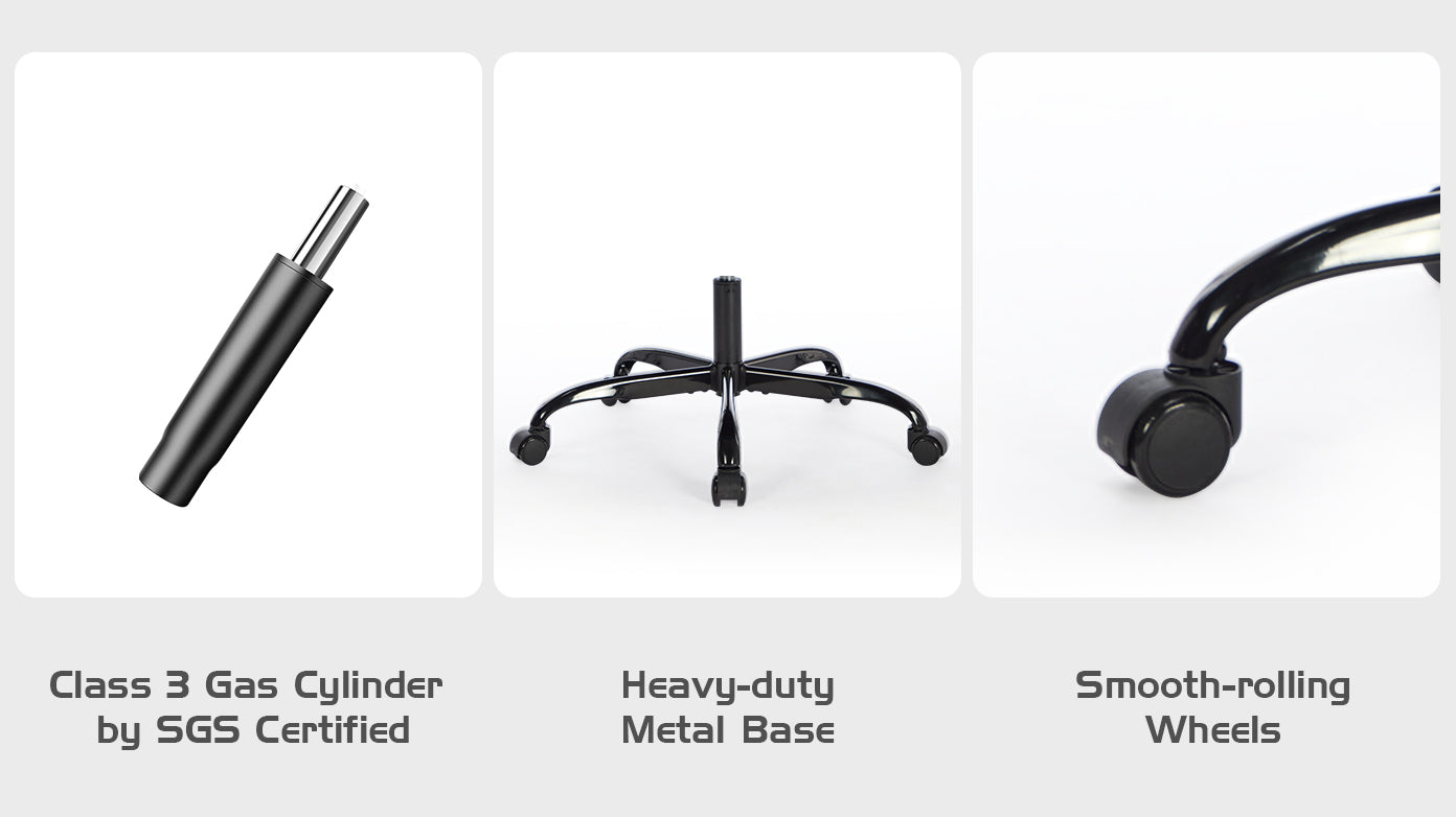 Gaming Chair with Footrest, Ergonomic Computer Chair with Headrest and Lumbar Support, Breathable Material Height Adjustable 