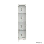 Side cabinet with aluminum strip lamp, - Grand Goldman Shop