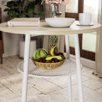 Bar table, equipped with 2 bar stools , with backrest and partition - Grand Goldman Shop