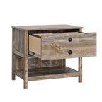 Lateral File with Rustic Style, Brown finish | Premium Home Decor - Grand Goldman