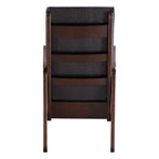 Dark Brown and Espresso Rocking Chair with Armrest - Grand Goldman Shop