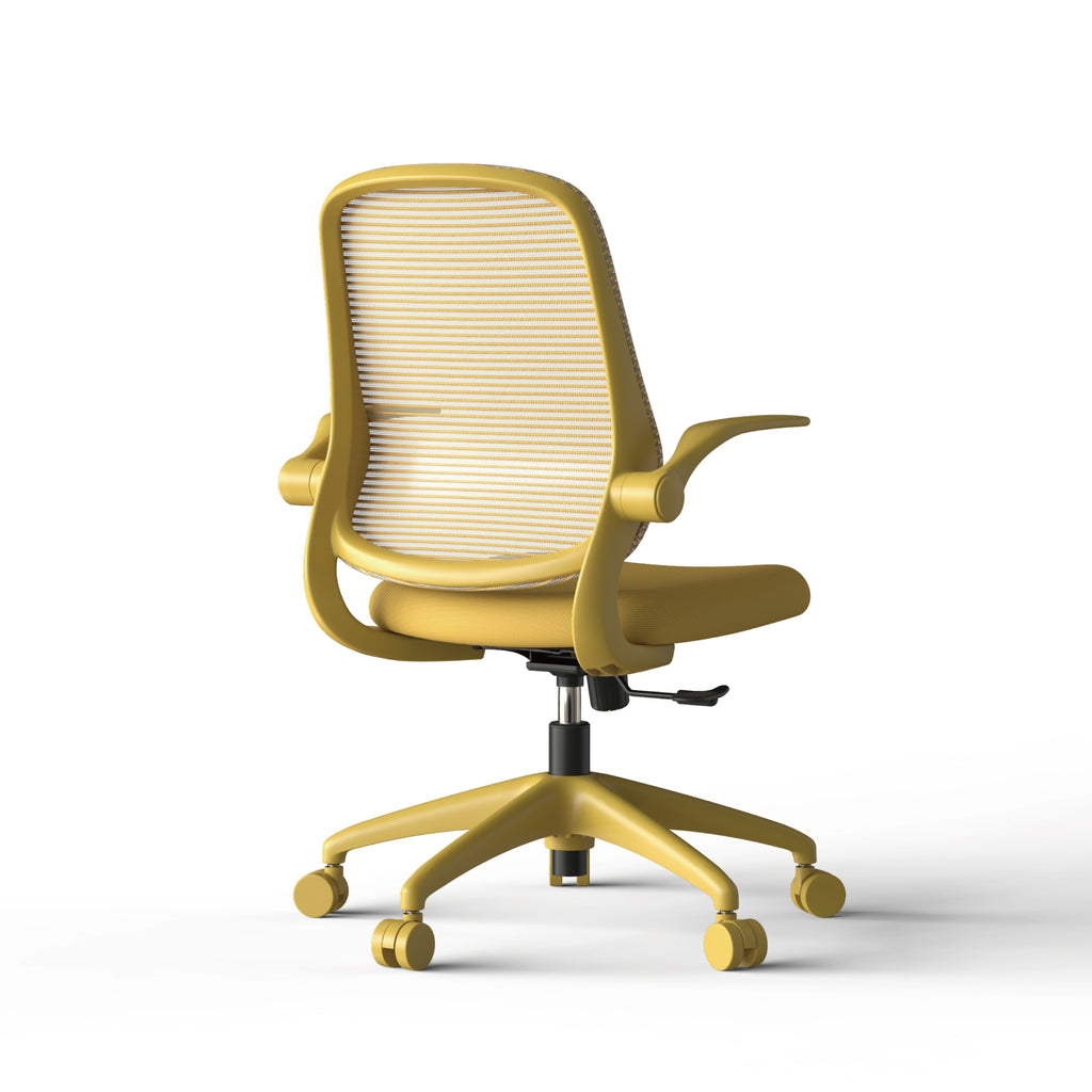 Ergonomic Color Office Chair 350LBS, Home Office, Mesh Back, Integrated Molded Foam, Comfortable Sitting, Flipping Armrest, F