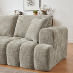 Chenille L-Shape Luxury Sectional Oversized Sofa,Mnimalist Design,Comfy Sleeper Couch for Living Room,Apartment&Reception Spaces,No Assembly Required - Grand Goldman Shop
