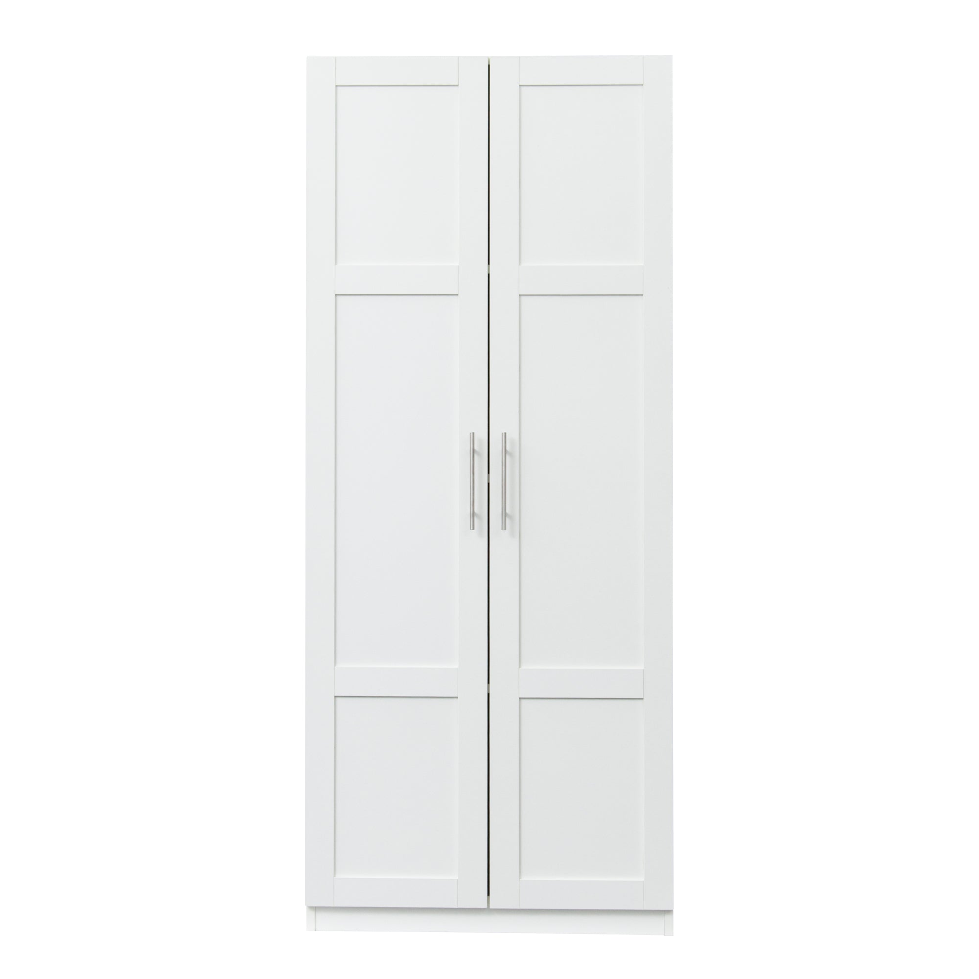 Pantry Cabinet, Kitchen Pantry Storage Cabinets with 2 Door and 3  Shelves, White Pantry Storage Cabinet, Cupboard for Kitchen, Dining Room and Living Room. - Grand Goldman Shop