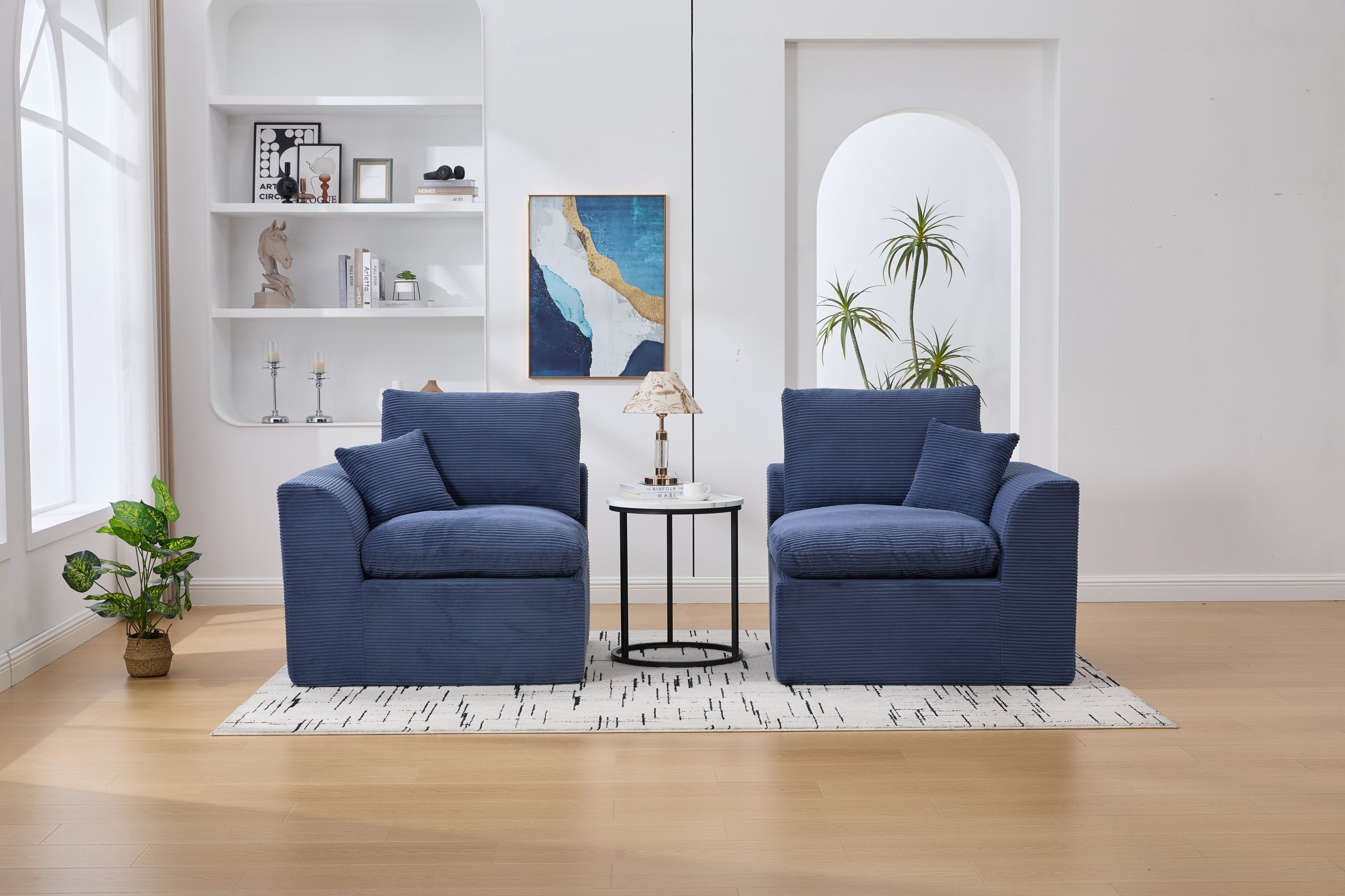 UNITED WE WIN Modular Sectional Sofa Cloud Couch,Comfy Cloud Modern Sofa,2 Seater with Cushion Covers Removable Furniture for Living Room Bedroom Apartments Dorms,No Assembly Required - Grand Goldman Shop
