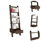 Hamburg Ladder Bookcase, Five Open Shelves, One Drawer - Grand Goldman