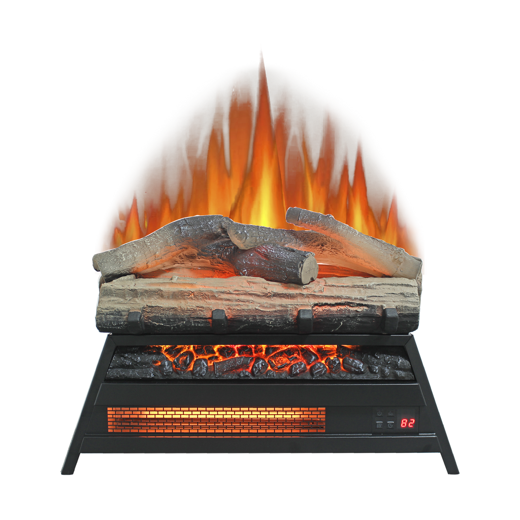 23 inch Electric Fireplace  3D Log set insert, Infrared Fireplace Heater for Indoor - Grand Goldman Shop