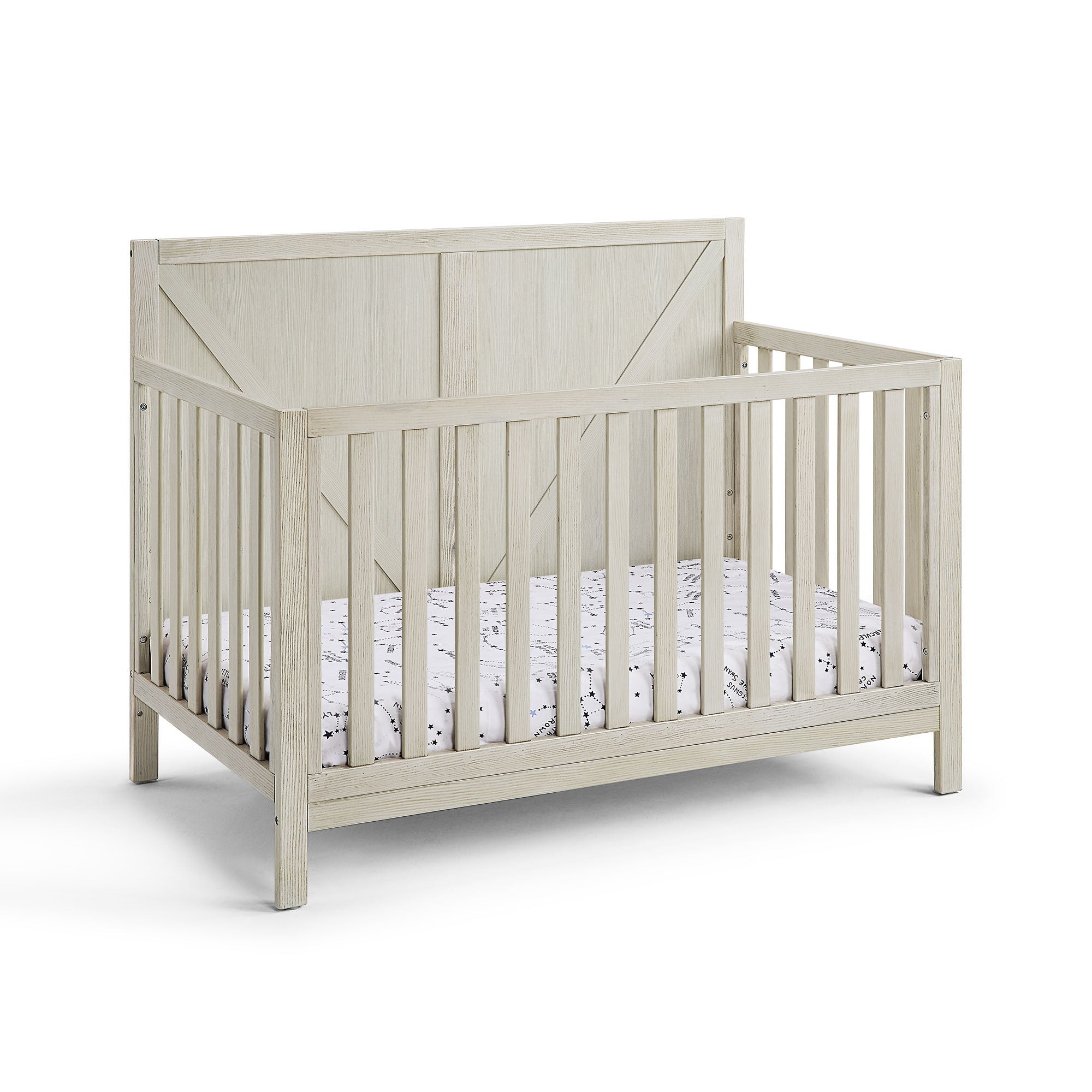 Barnside 4-in-1 Convertible Crib Washed Gray - Grand Goldman