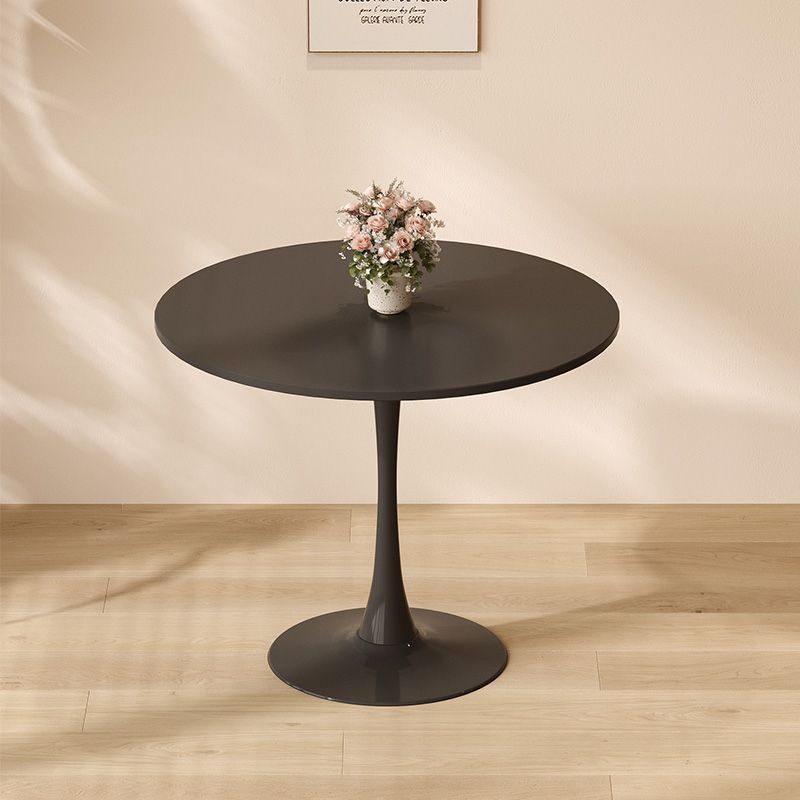 Modern Round Dining Table, ∅31.5'' Kitchen Dining Room Furniture, Coffee Table, Leisure Table, Living Room Table, Dining Table, Kitchen Table, Oval Dining Table (BLACK) - Grand Goldman Shop