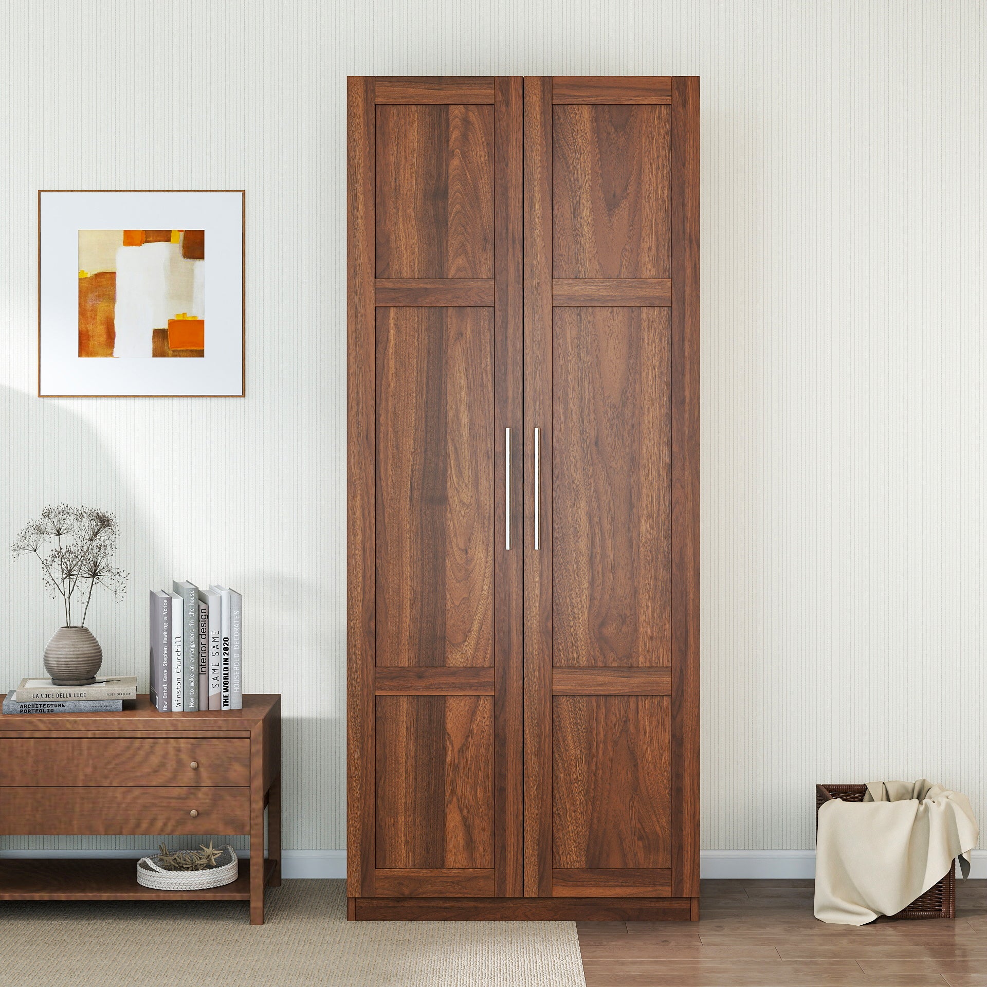 Pantry Cabinet, Kitchen Pantry Storage Cabinets with 2 Door and 3  Shelves,  Pantry Storage Cabinet, Cupboard for Kitchen, Dining Room and Living Room. - Grand Goldman Shop