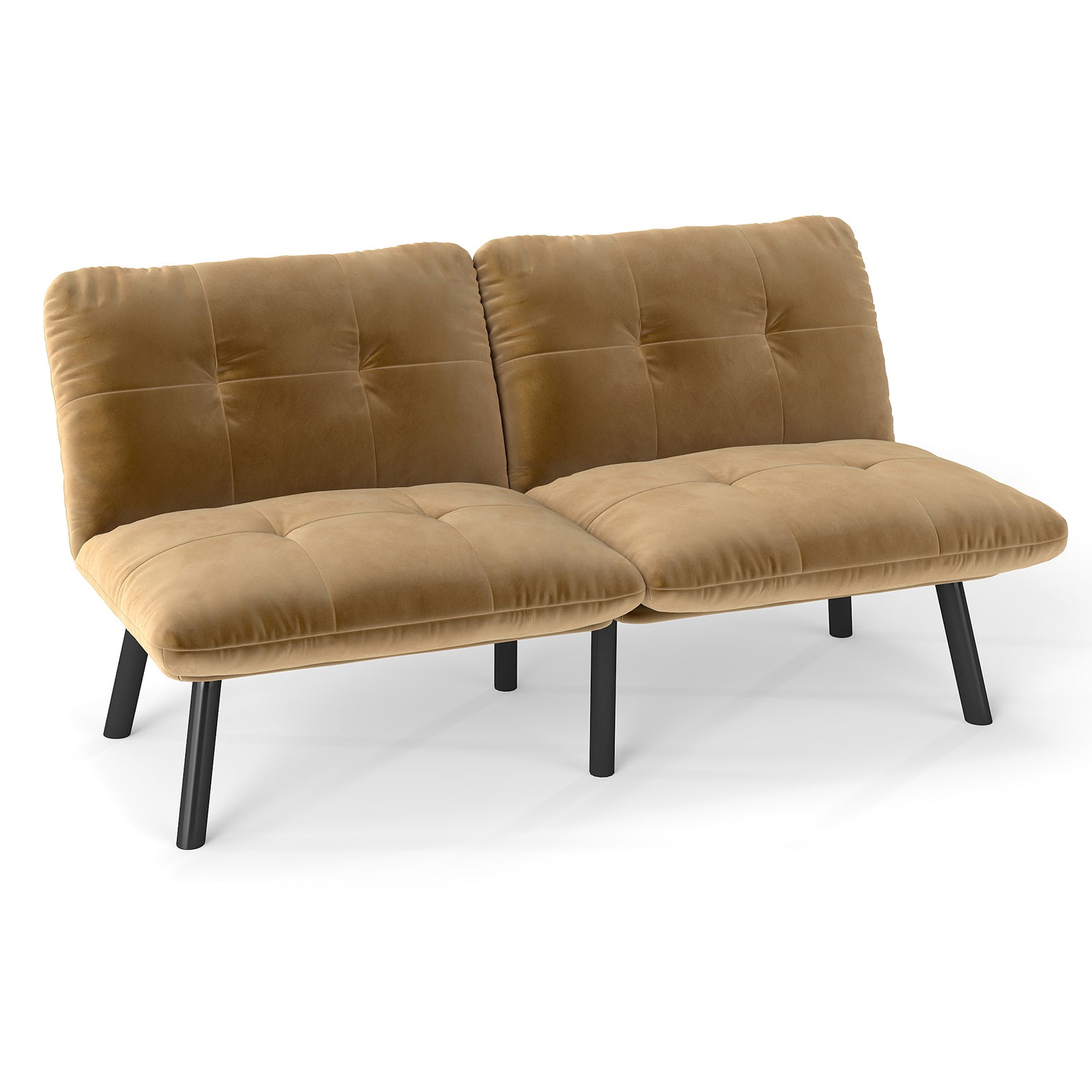 Brown Convertible Folding Modern sofa Bed - Grand Goldman Shop